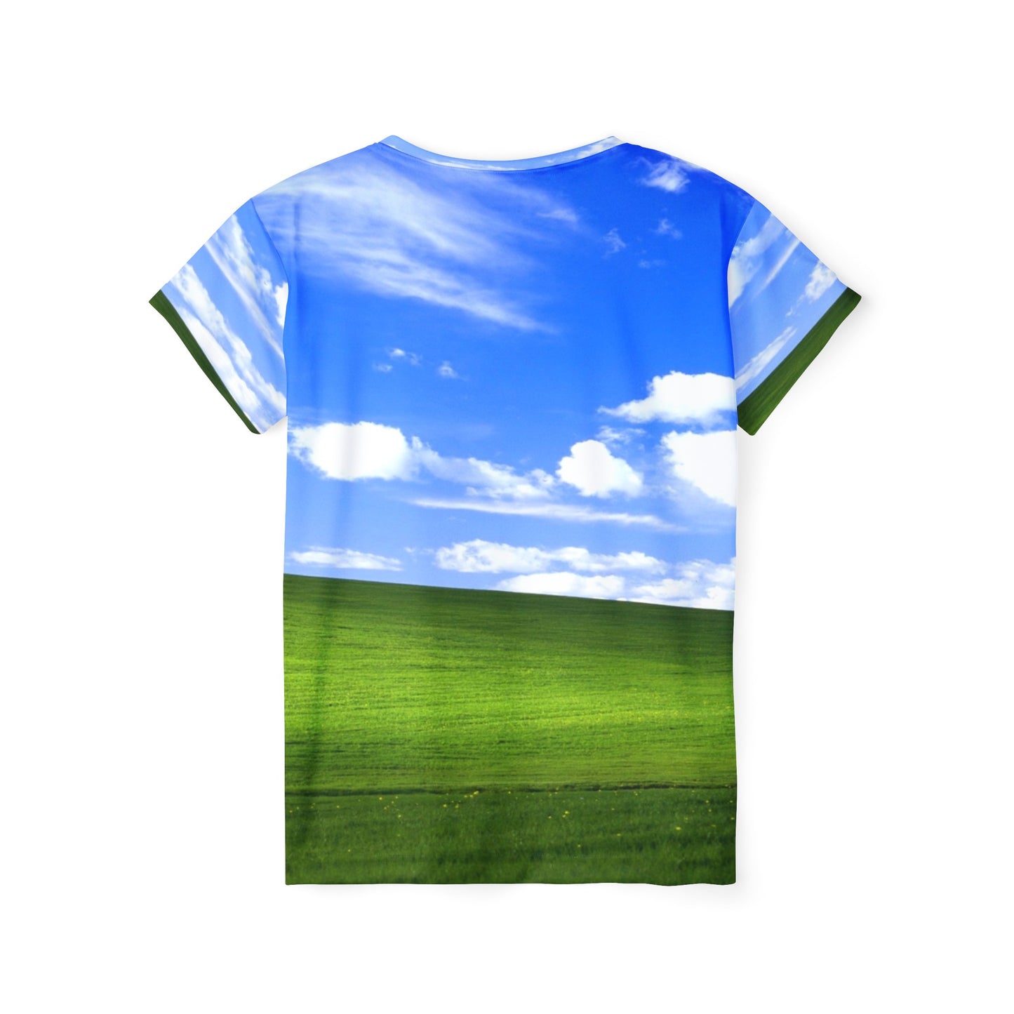 Retro Windows Landscape Grass Clouds All-Over-Print