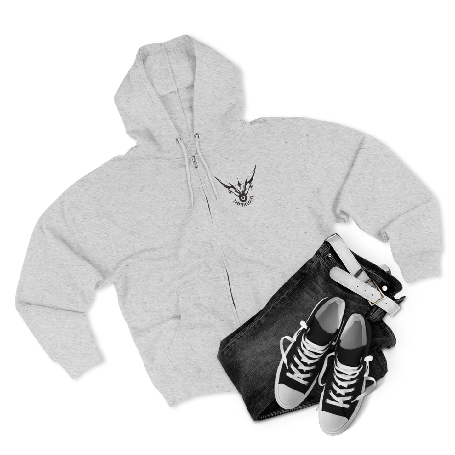 ***Y2K Gothic Wings Zipper Hoodie - TheFitsCloset Exclusive***