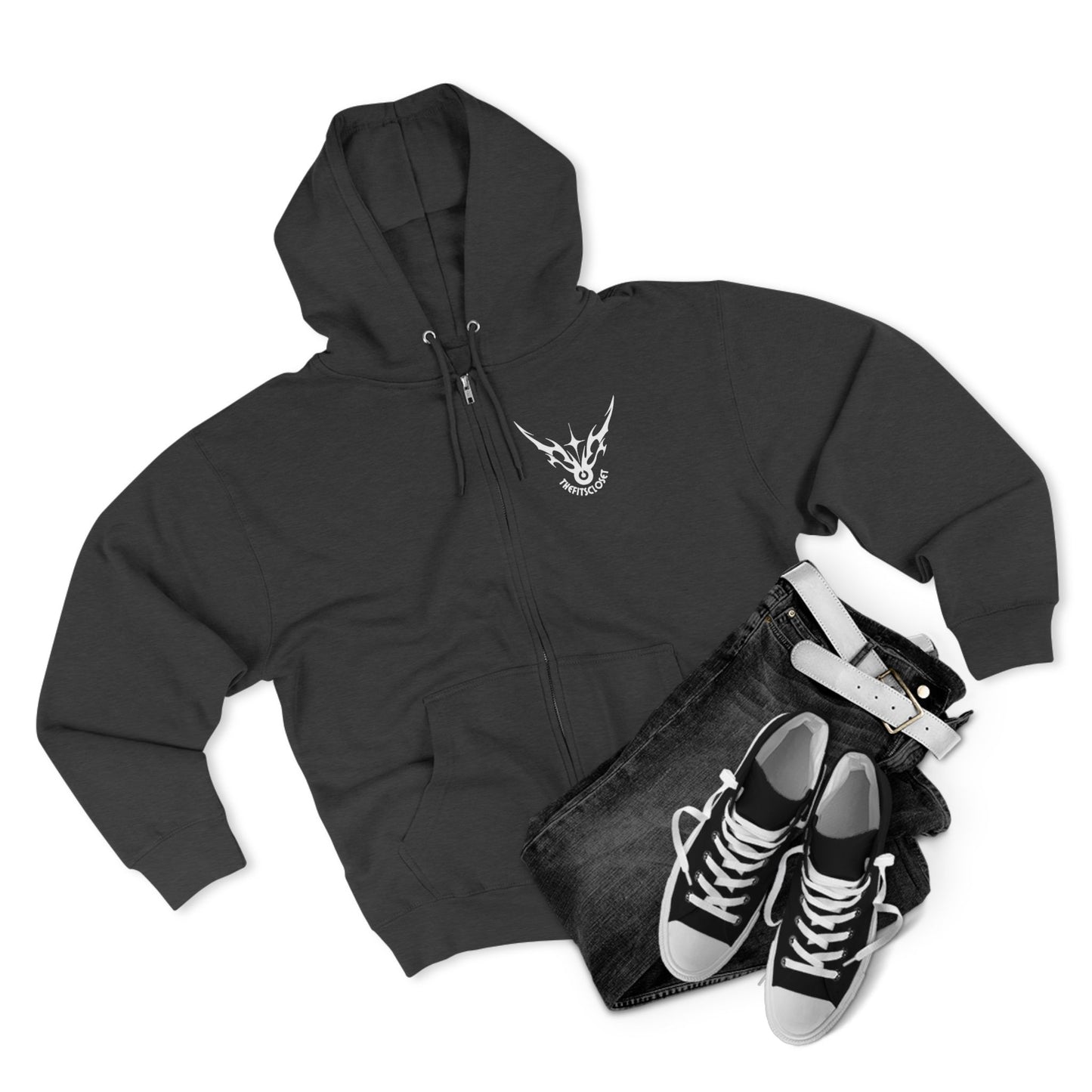 ***Y2K Gothic Wings Zipper Hoodie - TheFitsCloset Exclusive***