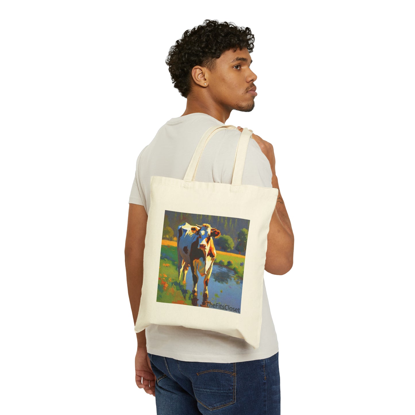 Cute Cow Tote Bag