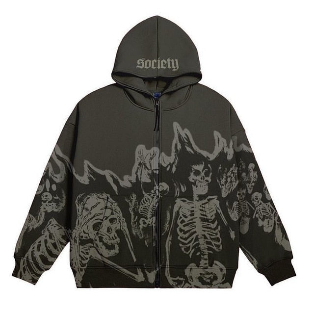 Streetwear Skull Hoodies