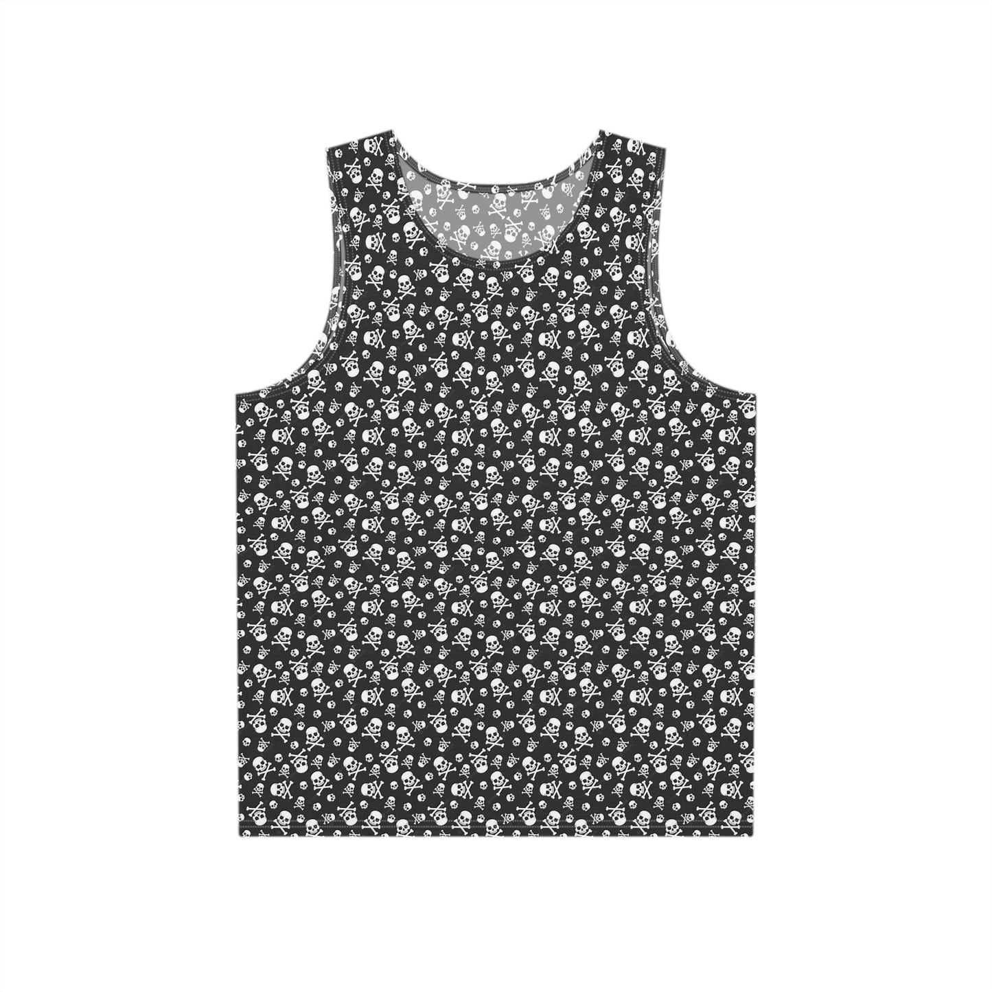 Emo Skull and Bone Tank Top