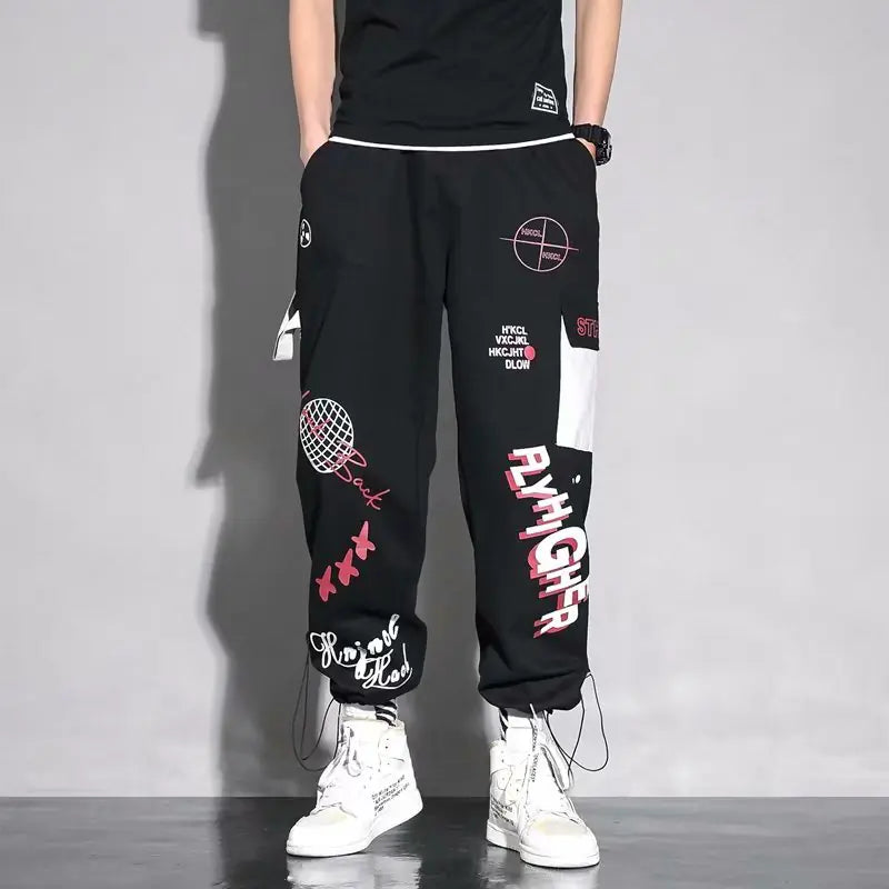 Punk Pop Print Pants