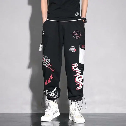 Punk Pop Print Pants