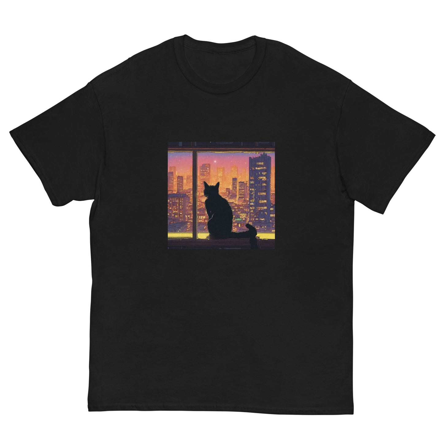 Cityscape Kitty - Unisex classic tee