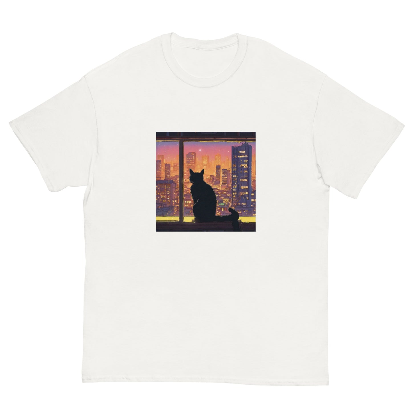 Cityscape Kitty - Unisex classic tee