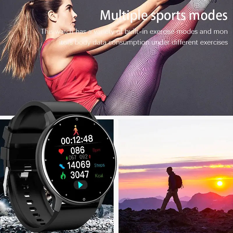 1.3-Inch Multi-Purpose Social Media Accessible Adjustable Fit Smart Watch