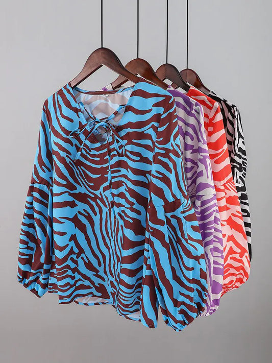 Beautiful Zebra Blouse