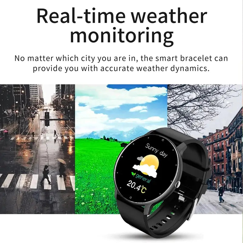 1.3-Inch Multi-Purpose Social Media Accessible Adjustable Fit Smart Watch